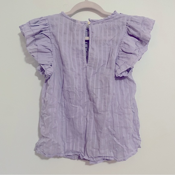 UNIVERSAL THREAD | Ruffle Sleeveless Eyelet Blouse - Picture 8 of 9
